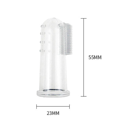 Super Soft Pet Finger Toothbrush - Gentle Teeth Cleaning Tool for Dogs & Cats