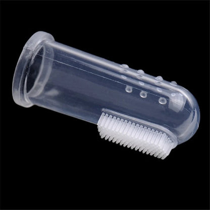 Super Soft Pet Finger Toothbrush - Gentle Teeth Cleaning Tool for Dogs & Cats