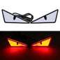 Universal Car LED Devil Eyes Light Demon Eyes Headlight Motorcycle Mini Turn Signal Flasher Tail Lamp Auto Decoration Lights