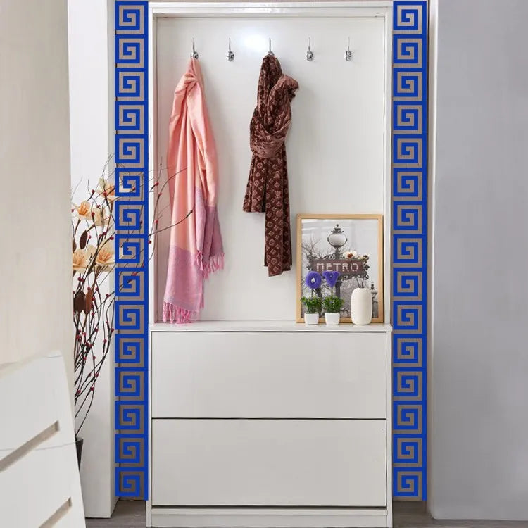 Acrylic Mirror Wall Sticker - Self-Adhesive Corner Line & Border Strip for Home Decor (5cm/10cm Width)