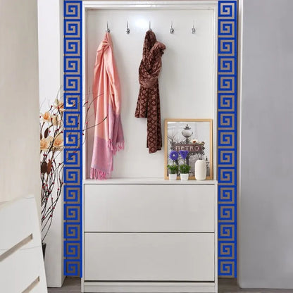 Acrylic Mirror Wall Sticker - Self-Adhesive Corner Line & Border Strip for Home Decor (5cm/10cm Width)