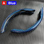 Universal 38cm Carbon Fiber Car Steering Wheel Cover - Non-slip Handle Booster & Protective Cover