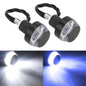 2Pcs Motorcycle LED Handlebar End Lights - Multi-Function Turn Signal, Brake & Parking Lights