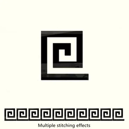 Acrylic Mirror Wall Sticker - Self-Adhesive Corner Line & Border Strip for Home Decor (5cm/10cm Width)