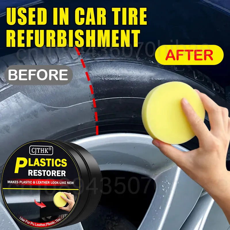 Car Plastic Restorer & Leather Repair Coating - Back to Black Gloss Auto Polish & Renovator