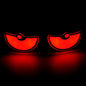 Universal Car LED Devil Eyes Light Demon Eyes Headlight Motorcycle Mini Turn Signal Flasher Tail Lamp Auto Decoration Lights