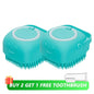 Silicone Pet Shampoo Dispenser & Massage Brush