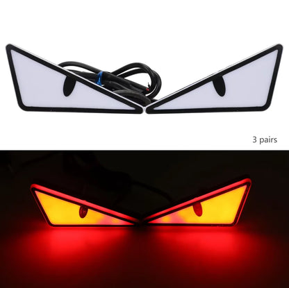 Phares LED "Devil Eyes" Universels | Feux Diurnes Décoratifs pour Voiture & Moto