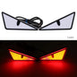 Universal Car LED Devil Eyes Light Demon Eyes Headlight Motorcycle Mini Turn Signal Flasher Tail Lamp Auto Decoration Lights