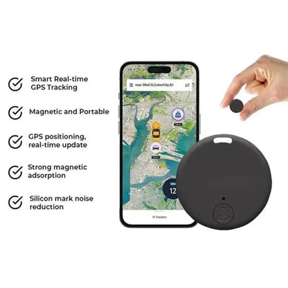 Mini GPS Tracker & Anti-Lost Locator - Bluetooth Vehicle Tracker for Cars & Motorcycles