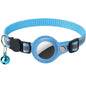 Reflective Cat Collar with Apple AirTag Holder Adjustable and Stylish Design for Kitten Safety