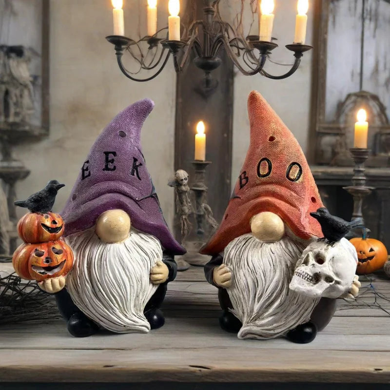Resin Miniature Sculpture - Halloween Decor & Art Figurine for Holiday Party & Home Aesthetic