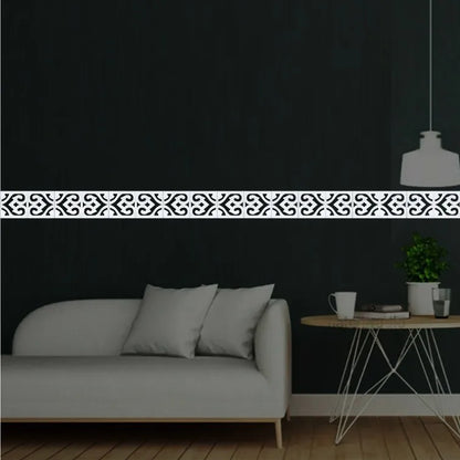 Acrylic Mirror Wall Sticker - Self-Adhesive Corner Line & Border Strip for Home Decor (5cm/10cm Width)
