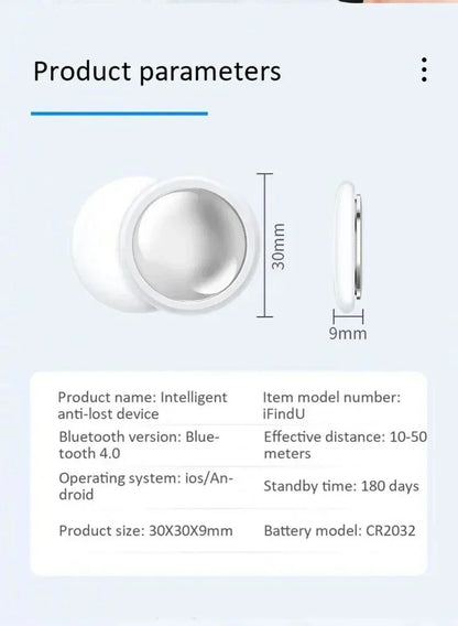 Xiaomi Mini GPS Tracker System Find My App Air Tag Smart Bluetooth Locator Child Finder Bag Anti-Loss Pet Collar With Tracker