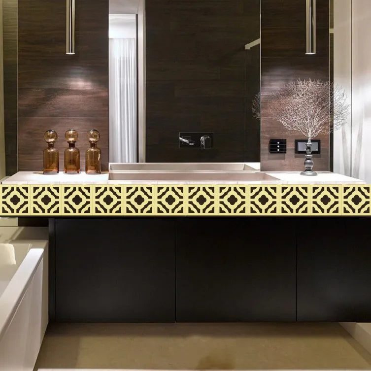 Acrylic Mirror Wall Sticker - Self-Adhesive Corner Line & Border Strip for Home Decor (5cm/10cm Width)