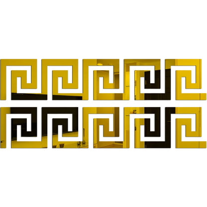 Acrylic Mirror Wall Sticker - Self-Adhesive Corner Line & Border Strip for Home Decor (5cm/10cm Width)