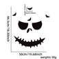 Halloween Window & Door Stickers - DIY Skeleton Hand, Pumpkin, Witch Hat & Ghost Felt Decor