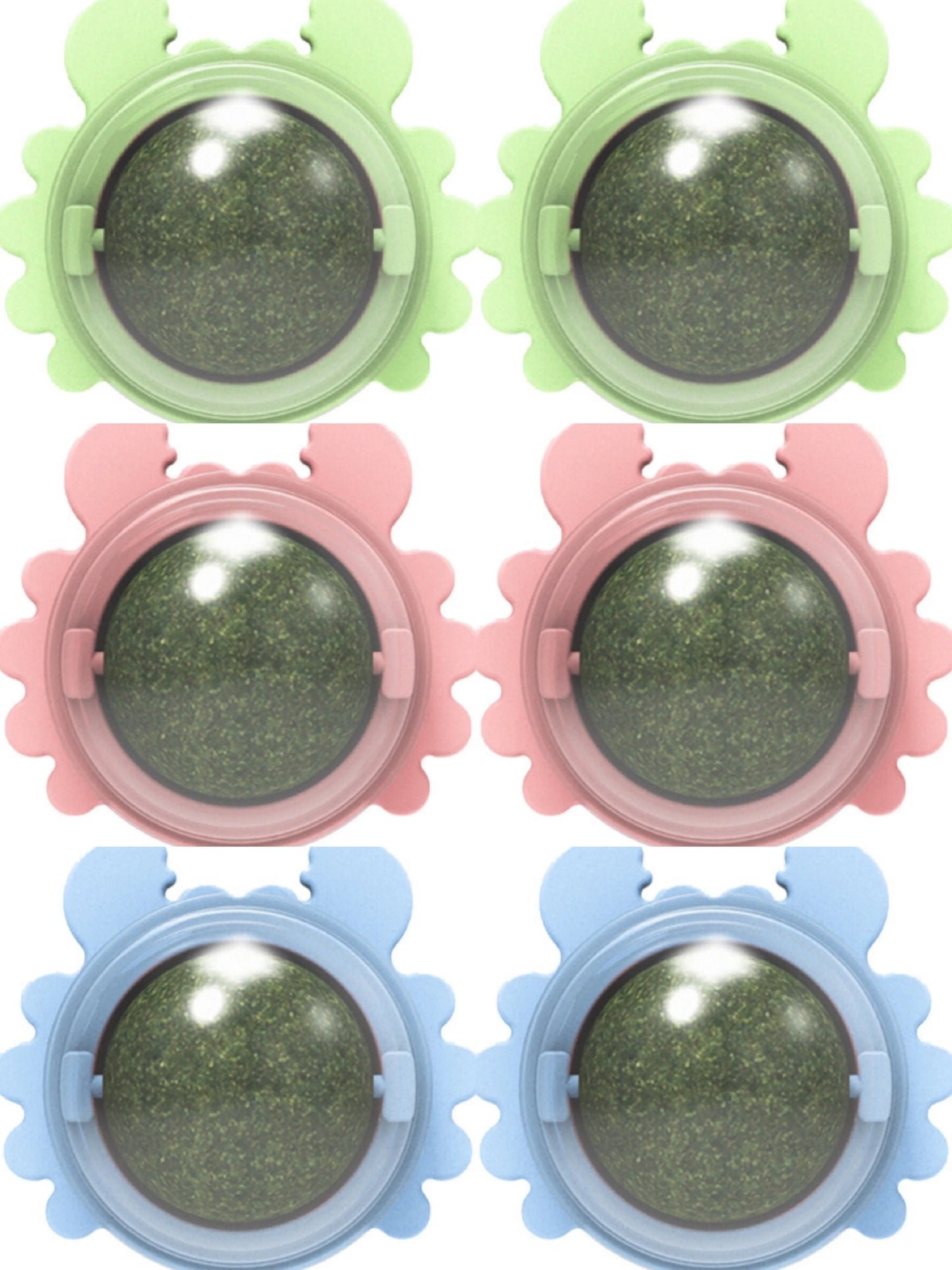 Rotatable Catnip Ball for Teeth Cleaning