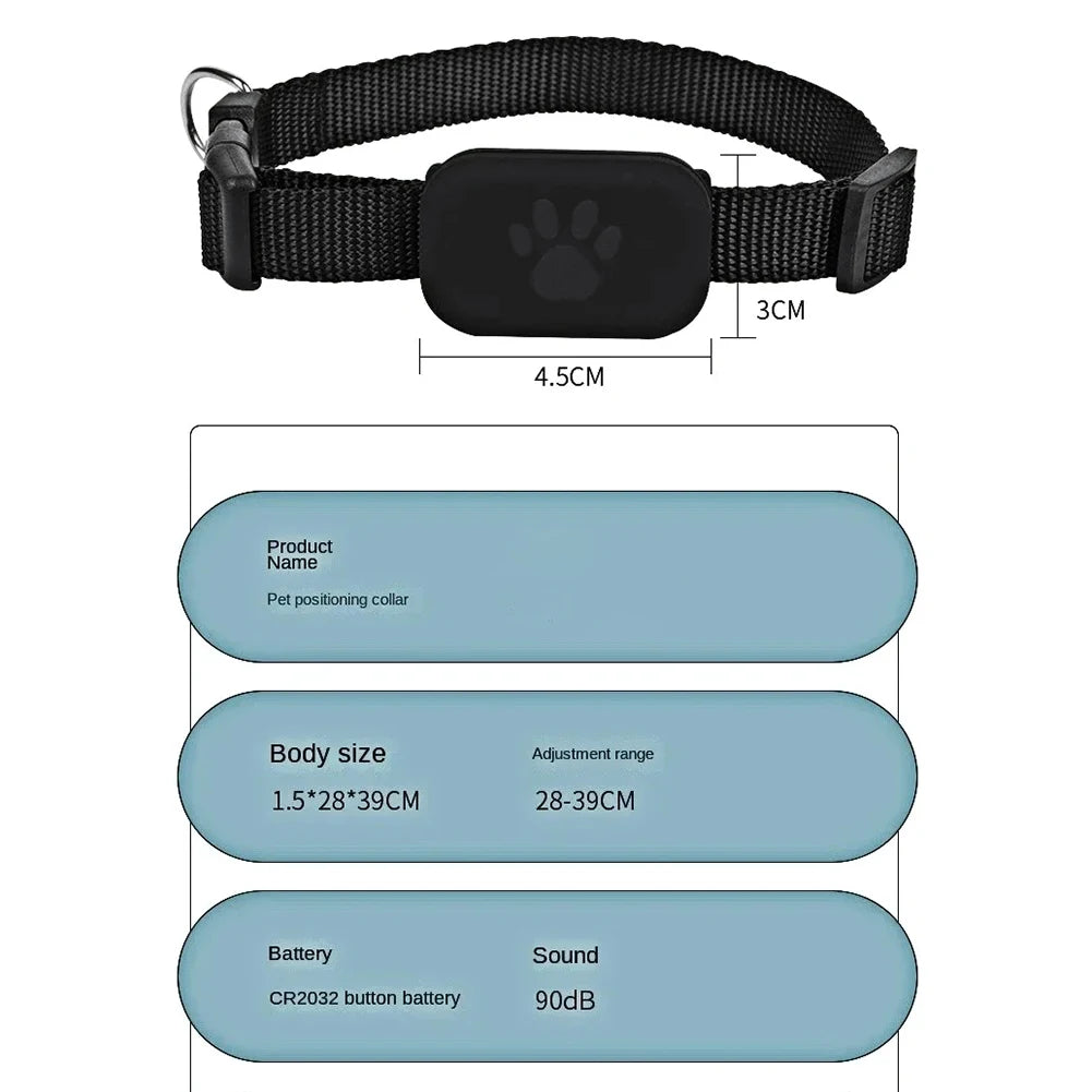 Traceur GPS Étanche pour Chien & Chat | Localisateur d'Animaux sans Abonnement