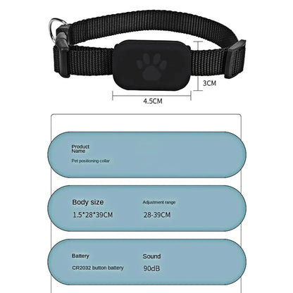 Traceur GPS Étanche pour Chien & Chat | Localisateur d'Animaux sans Abonnement
