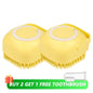 Silicone Pet Shampoo Dispenser & Massage Brush