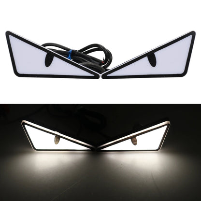 Phares LED "Devil Eyes" Universels | Feux Diurnes Décoratifs pour Voiture & Moto