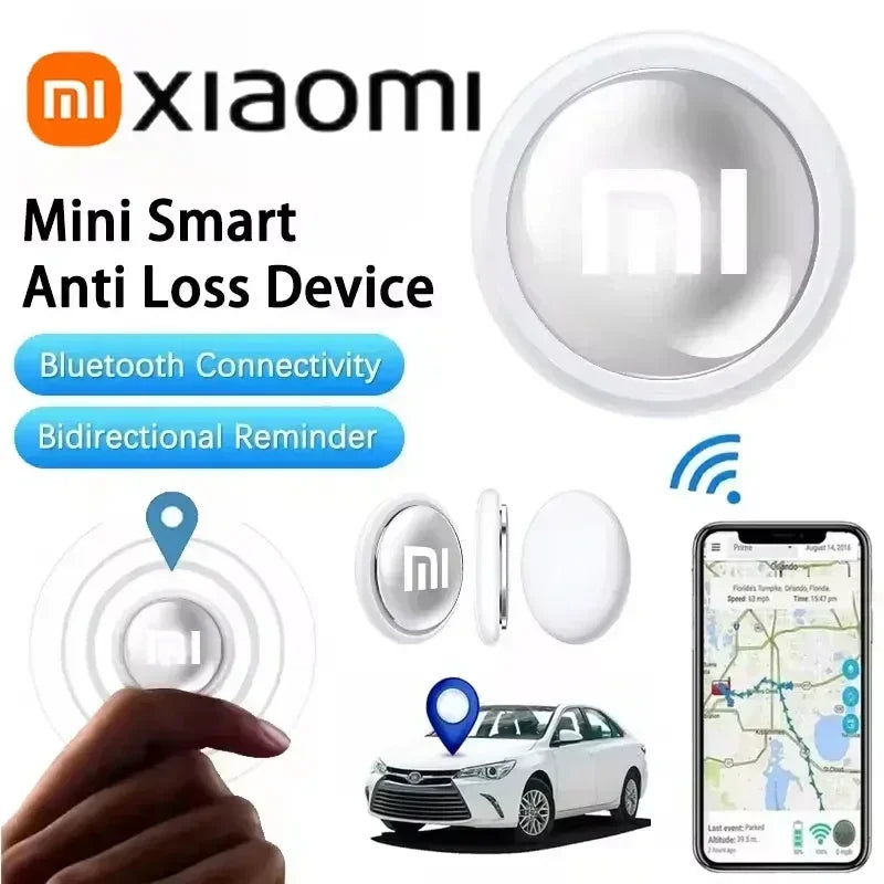 Xiaomi Mini GPS Tracker System Find My App Air Tag Smart Bluetooth Locator Child Finder Bag Anti-Loss Pet Collar With Tracker