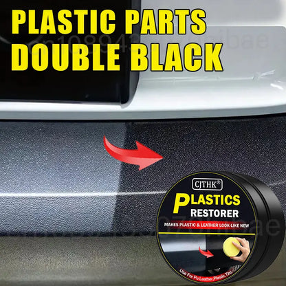 Car Plastic Restorer & Leather Repair Coating - Back to Black Gloss Auto Polish & Renovator