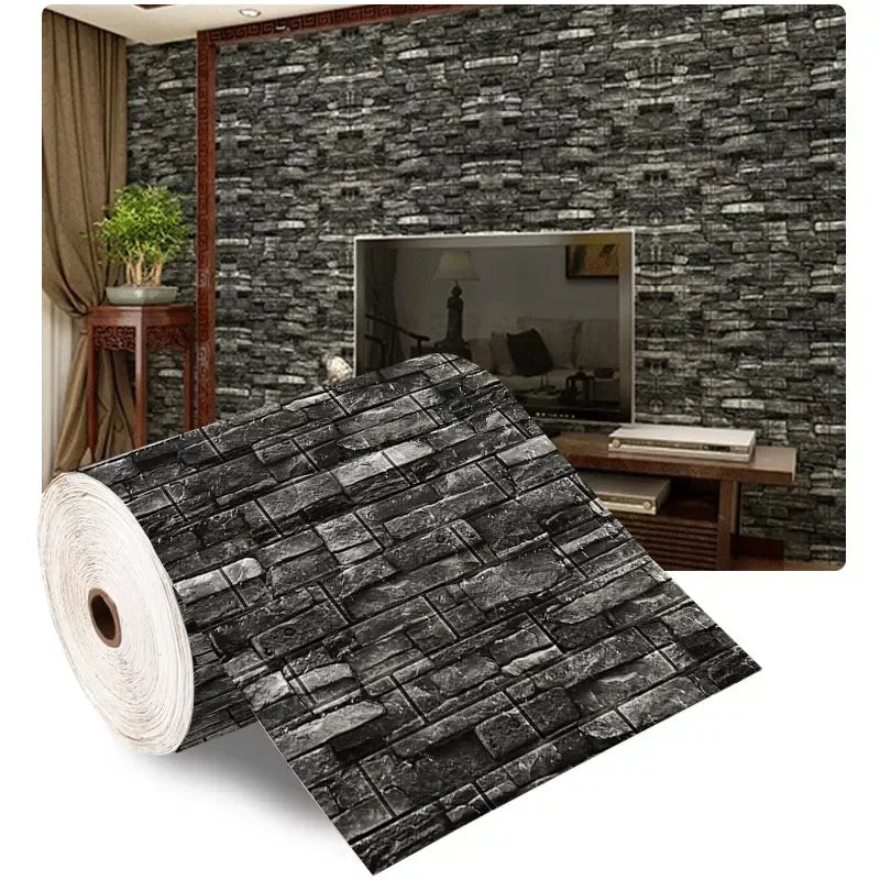 3D Peel and Stick Brick Wall Panels - Self-Adhesive & Waterproof Foam Wallpaper for Home Decor