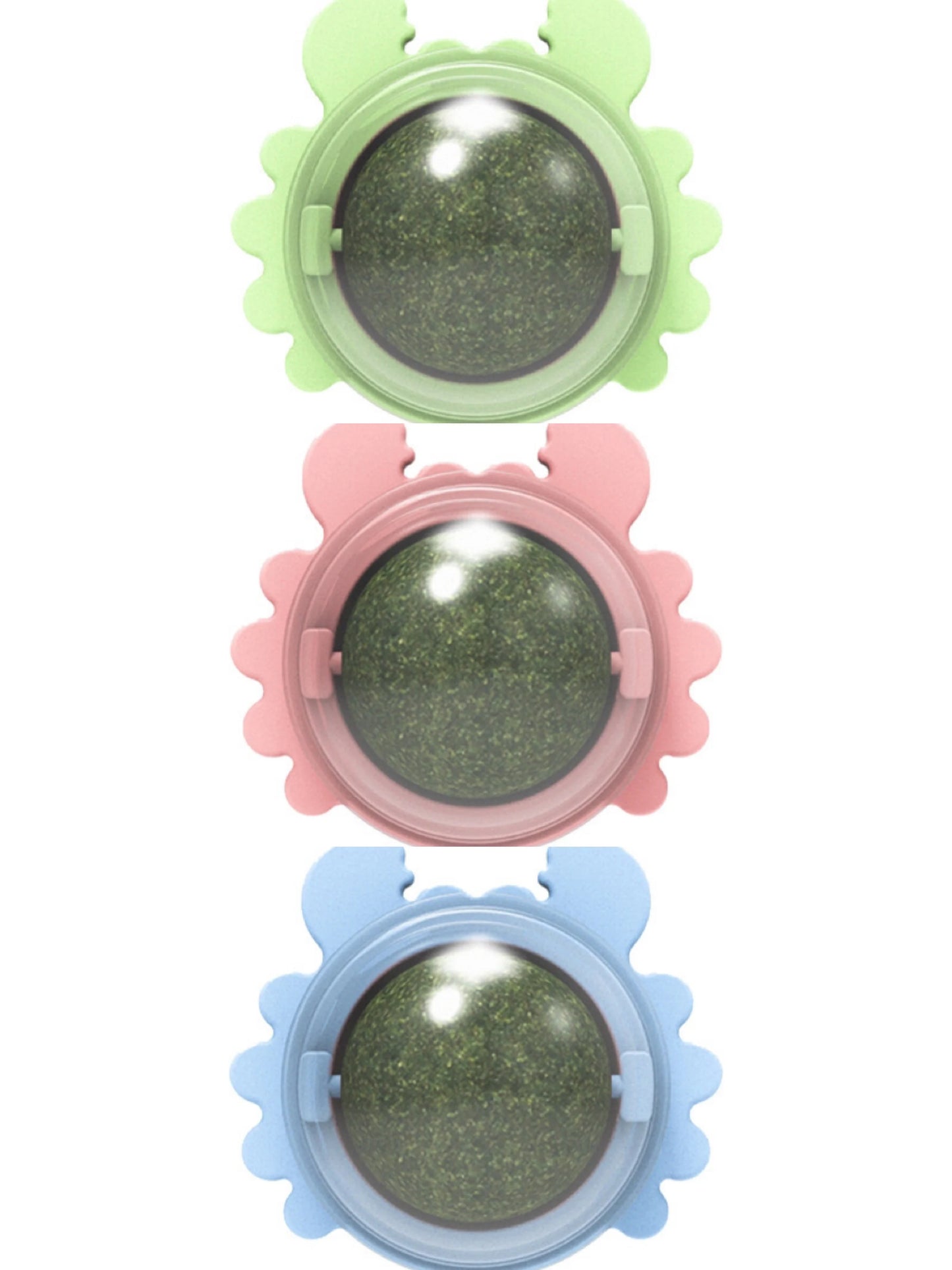 Rotatable Catnip Ball for Teeth Cleaning