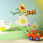 Winnie the Pooh Wall Decal - Cute Cartoon Bear Wall Sticker for Kids' Room, Nursery & Bedroom Decor