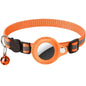 Reflective Cat Collar with Apple AirTag Holder Adjustable and Stylish Design for Kitten Safety