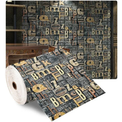 3D Peel and Stick Brick Wall Panels - Self-Adhesive & Waterproof Foam Wallpaper for Home Decor
