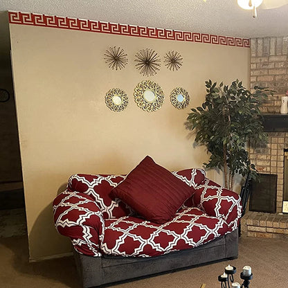 Acrylic Mirror Wall Sticker - Self-Adhesive Corner Line & Border Strip for Home Decor (5cm/10cm Width)