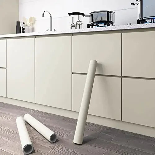 10M Kitchen Oil-Proof Wallpaper - Waterproof, Self-Adhesive Film for Cabinet Renovation & Wall Decor