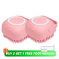 Silicone Pet Shampoo Dispenser & Massage Brush