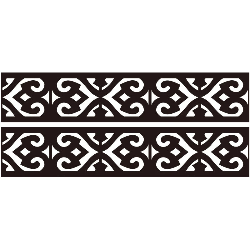 Acrylic Mirror Wall Sticker - Self-Adhesive Corner Line & Border Strip for Home Decor (5cm/10cm Width)