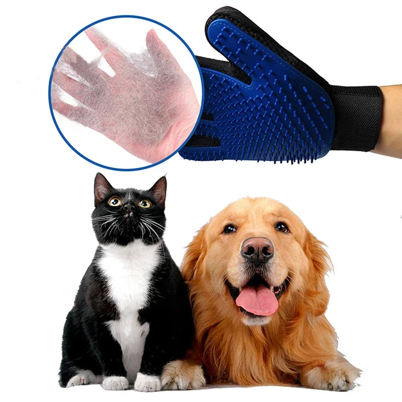 Silicone Pet Grooming & Deshedding Gloves