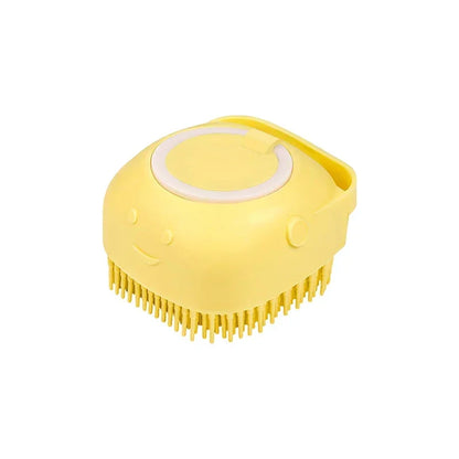 Silicone Pet Shampoo Dispenser & Massage Brush