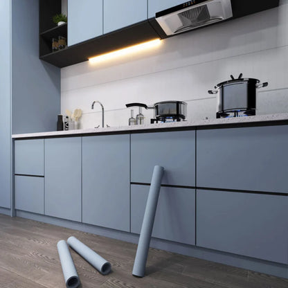 10M Kitchen Oil-Proof Wallpaper - Waterproof, Self-Adhesive Film for Cabinet Renovation & Wall Decor