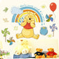 Winnie the Pooh Wall Decal - Cute Cartoon Bear Wall Sticker for Kids' Room, Nursery & Bedroom Decor