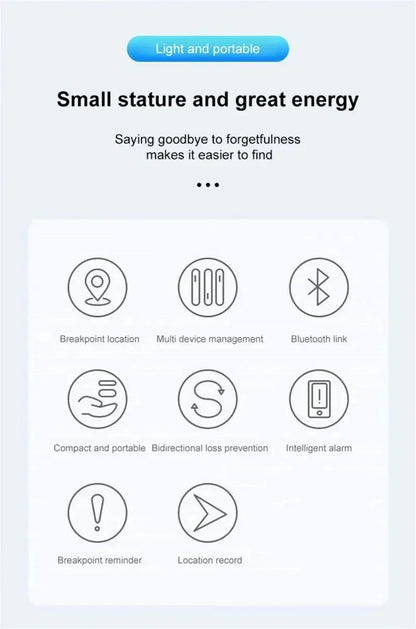 Xiaomi Mini GPS Tracker System Find My App Air Tag Smart Bluetooth Locator Child Finder Bag Anti-Loss Pet Collar With Tracker