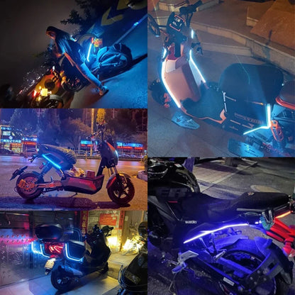 Lot de 2 Clignotants Moto LED Universels | Feux de Jour, Frein & Position Étanche