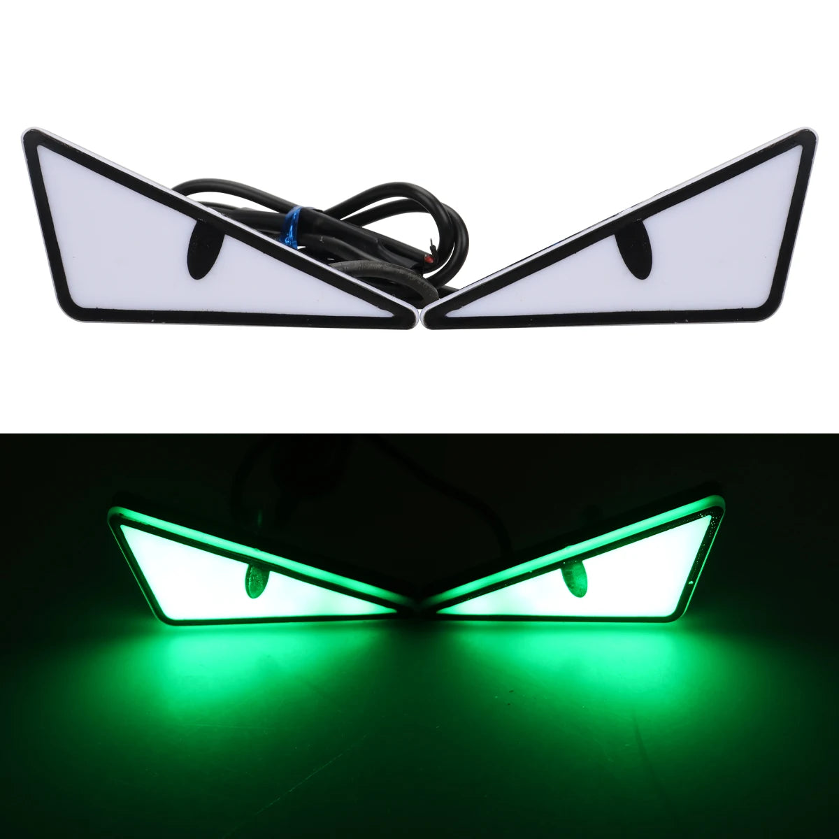 Phares LED "Devil Eyes" Universels | Feux Diurnes Décoratifs pour Voiture & Moto