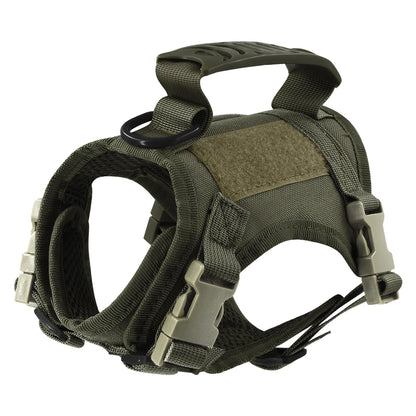 Tactical Cat & Small Dog Harness - Escape-Proof Pet Vest with Control Handle